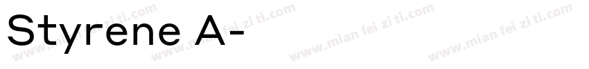Styrene A字体转换